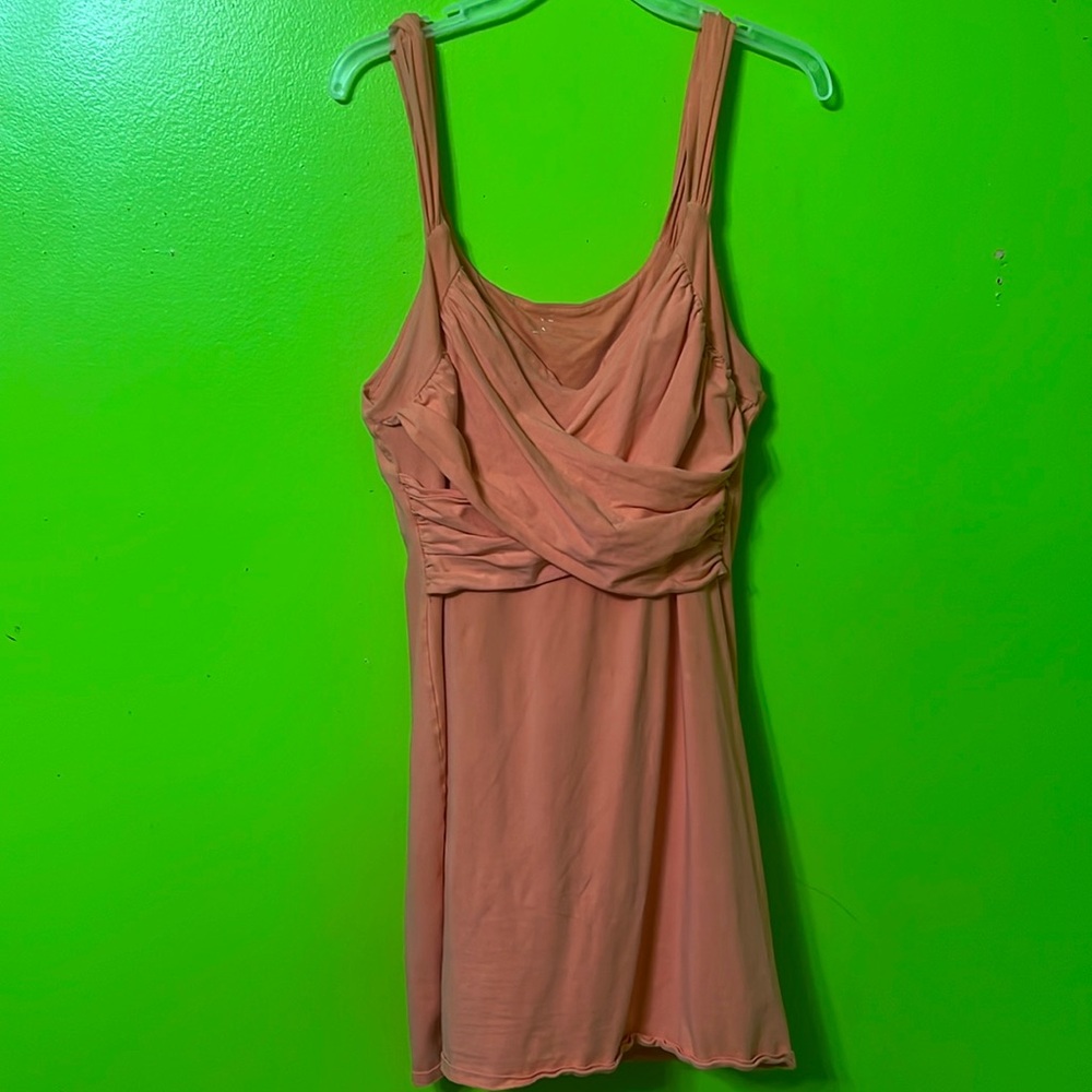 Coral dress